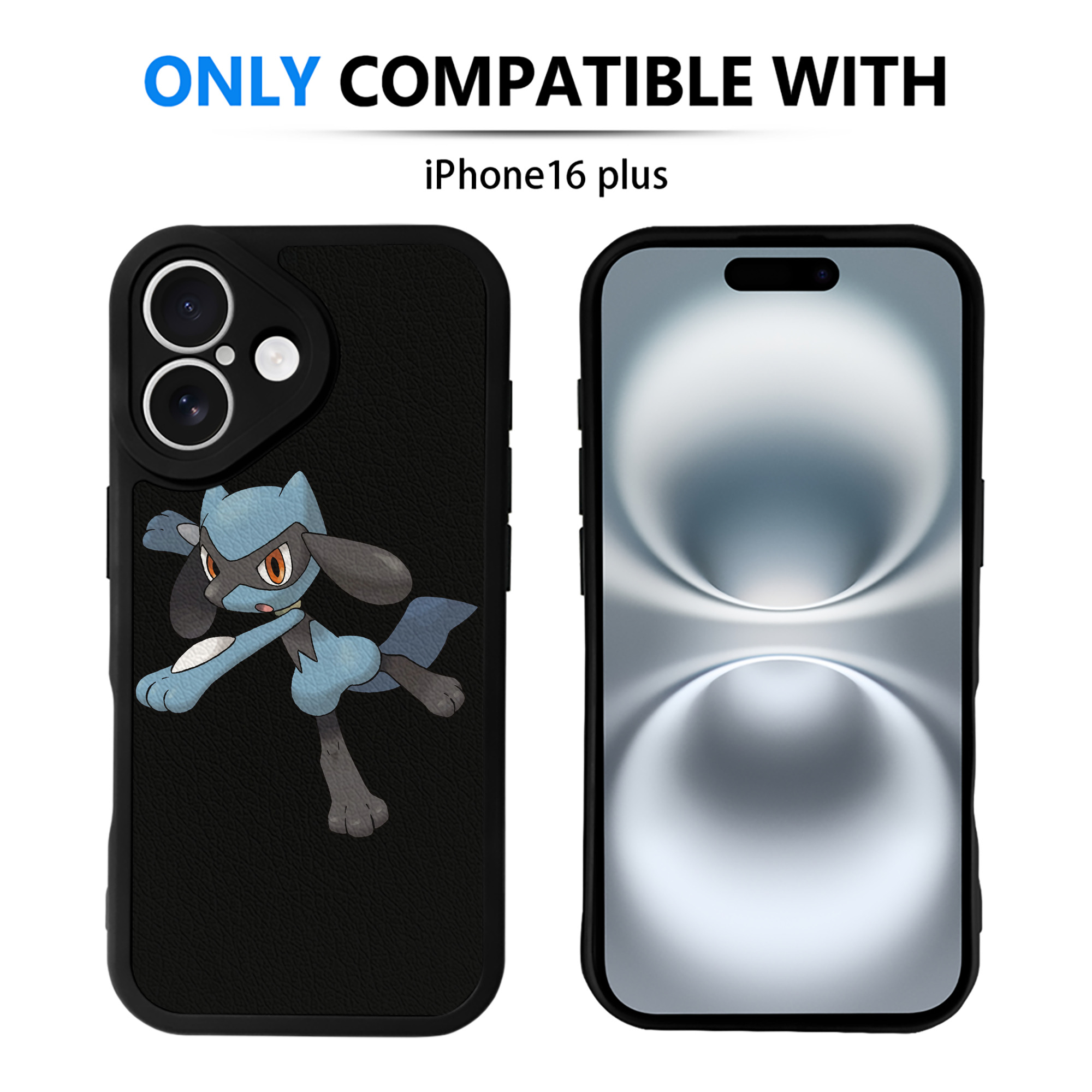 （画像用） ポケットモンスター Pokémon 【iPhone 16シリーズ対応】シリコンスマホケース（レザー調） 材質：シリコン